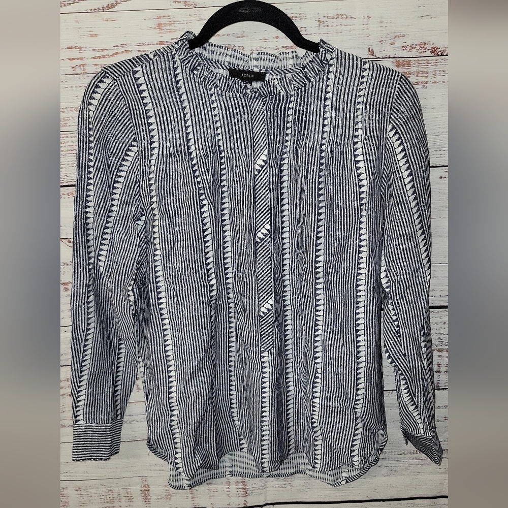 J Crew XS 3/4 Button down
